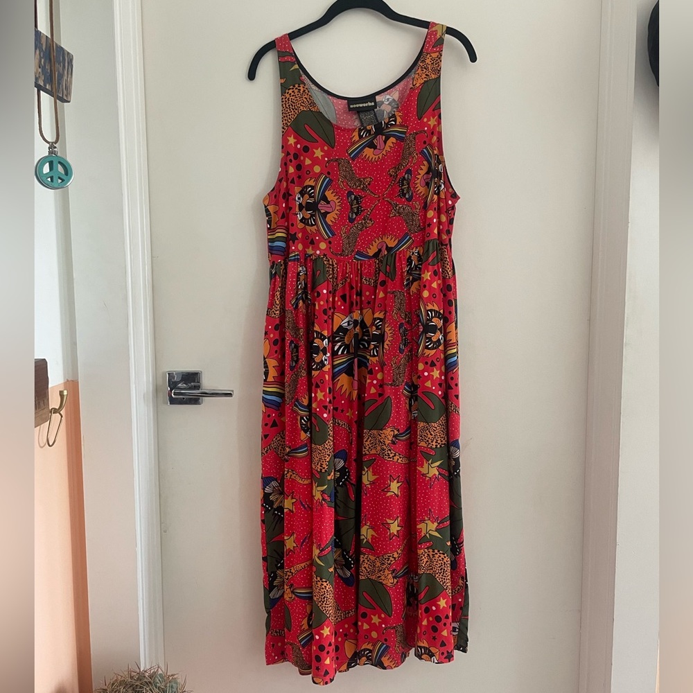 Nooworks Naomi Pride Tiger dress with full skirt